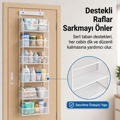Çok Amaçlı Kapı Arkası Organizer Raf