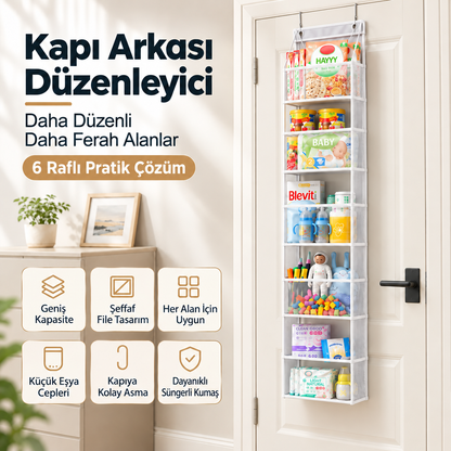 Çok Amaçlı Kapı Arkası Organizer Raf